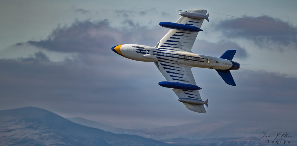 A Ghost From The Past: Hawker Hunter Soars Through the Mach Loop 21 Hawker Hunter Survivor XE688 2