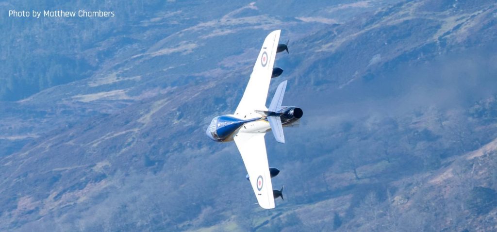 A Ghost From The Past: Hawker Hunter Soars Through the Mach Loop 20 Hawker Hunter XE668 Matthew Chambers