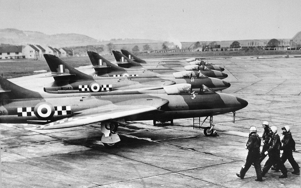 The Air Defence of the UK in the Last 20 Years of the Cold War 11 Hawker Hunters of 43 Squadron