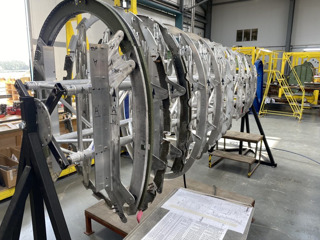 Hawker Typhoon RB396 – Restoration Update Fall 2020 12 Hawker Typhoon Mk.IB RB396 Jig 3