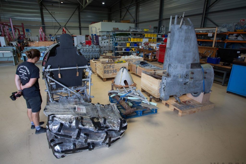 Hawker Typhoon RB396 'Lands' at Duxford 12 Hawker Typhoon RB396 Lands at Duxford 5