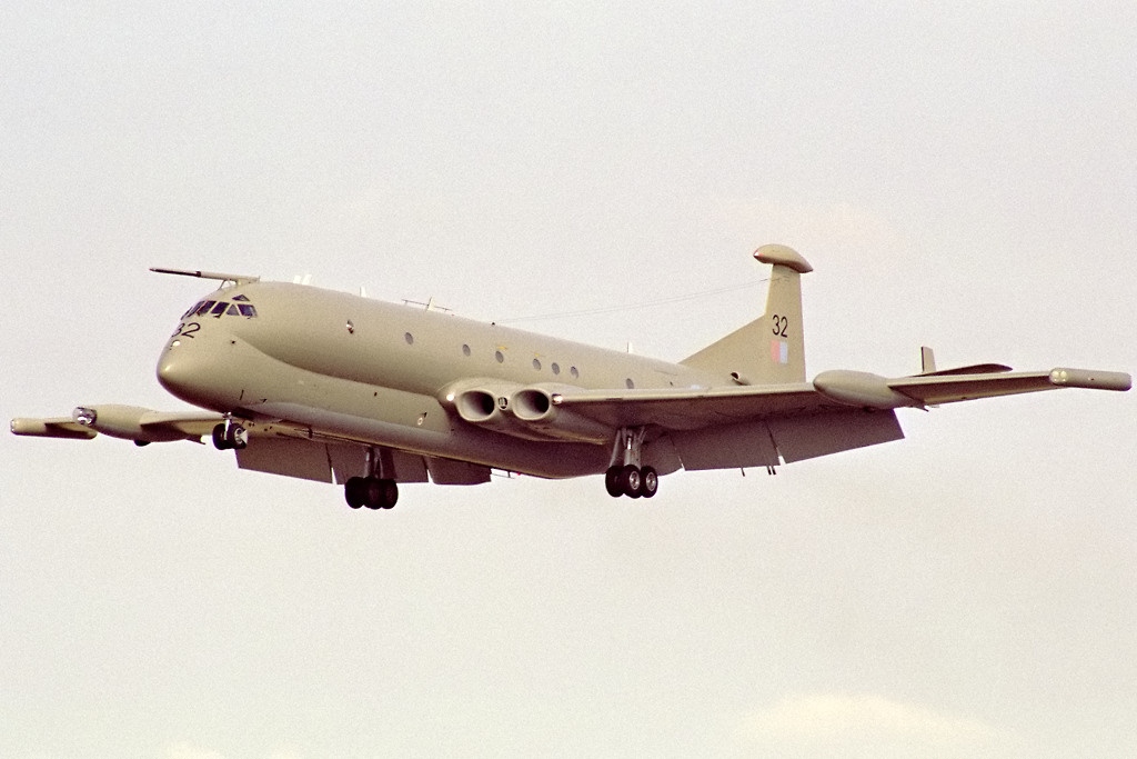 Today in Aviation History: First Flight of the Hawker Siddeley Nimrod 16 Hawker Siddeley Nimrod MR2P 801 UK Air Force AN1042029