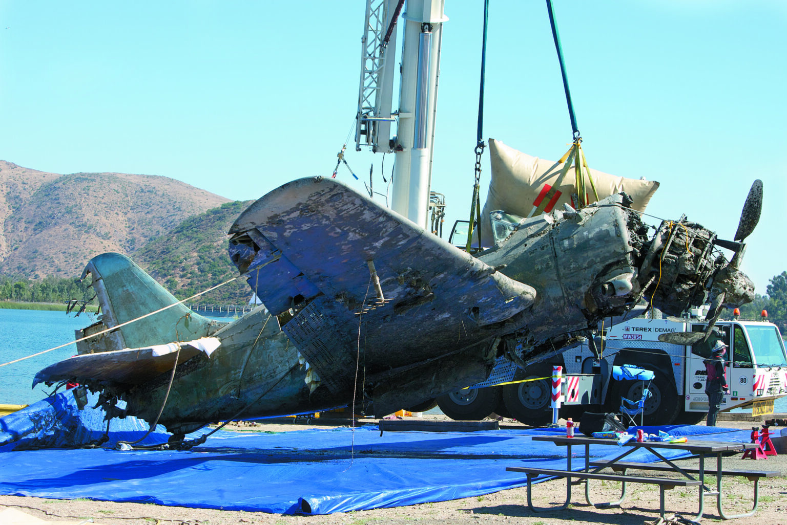 Curtiss SB2C-4 Helldiver Project Arrives at USS Midway Museum 19 Helldiver Briefing 1536x1026 1