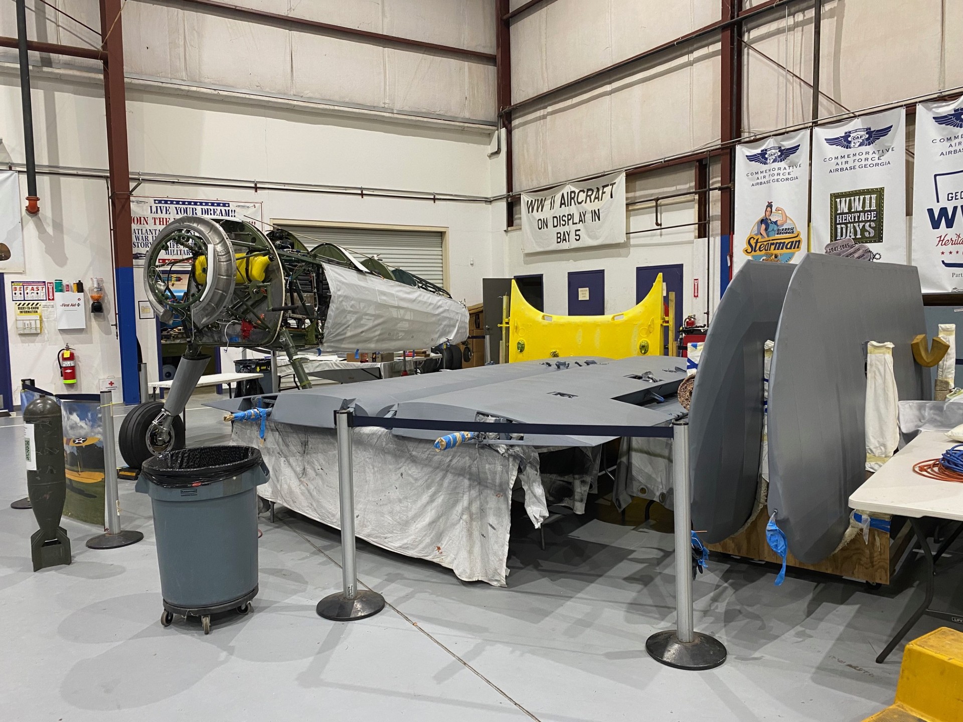 Airbase Georgia P-47N Thunderbolt Soars in 12 Planes of Christmas, Stretch Goal Announced 13 Help Restore CAF Airbase Georgia WWII Stearman Biplane