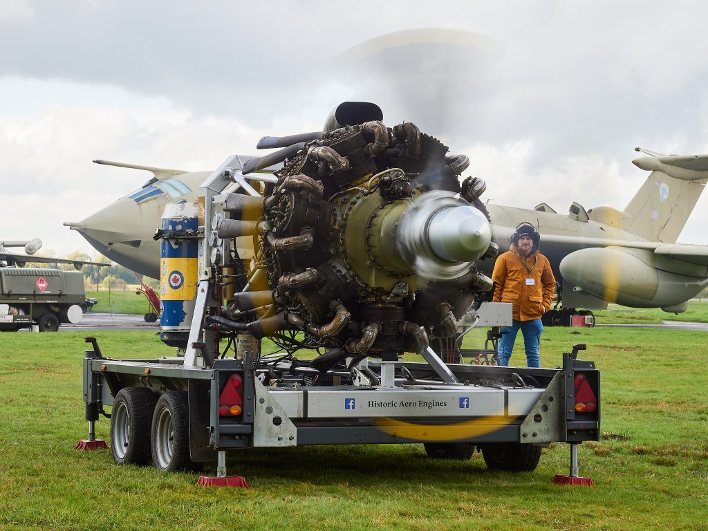 Yorkshire Air Museum Marks Milestone Year With Record Visitors and Major Restorations 11 Hercules Halifax engine Yorkshire 001