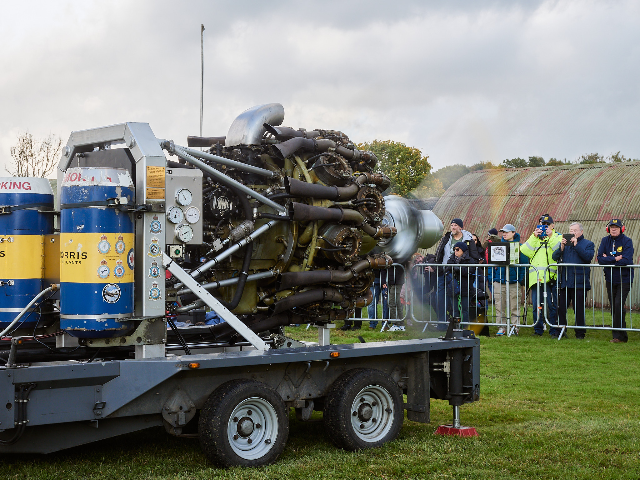 Bristol Hercules Engine Runs in Former RAF Base for the First Time Since WWII 10 Hercules Halifax engine Yorkshire 002 1