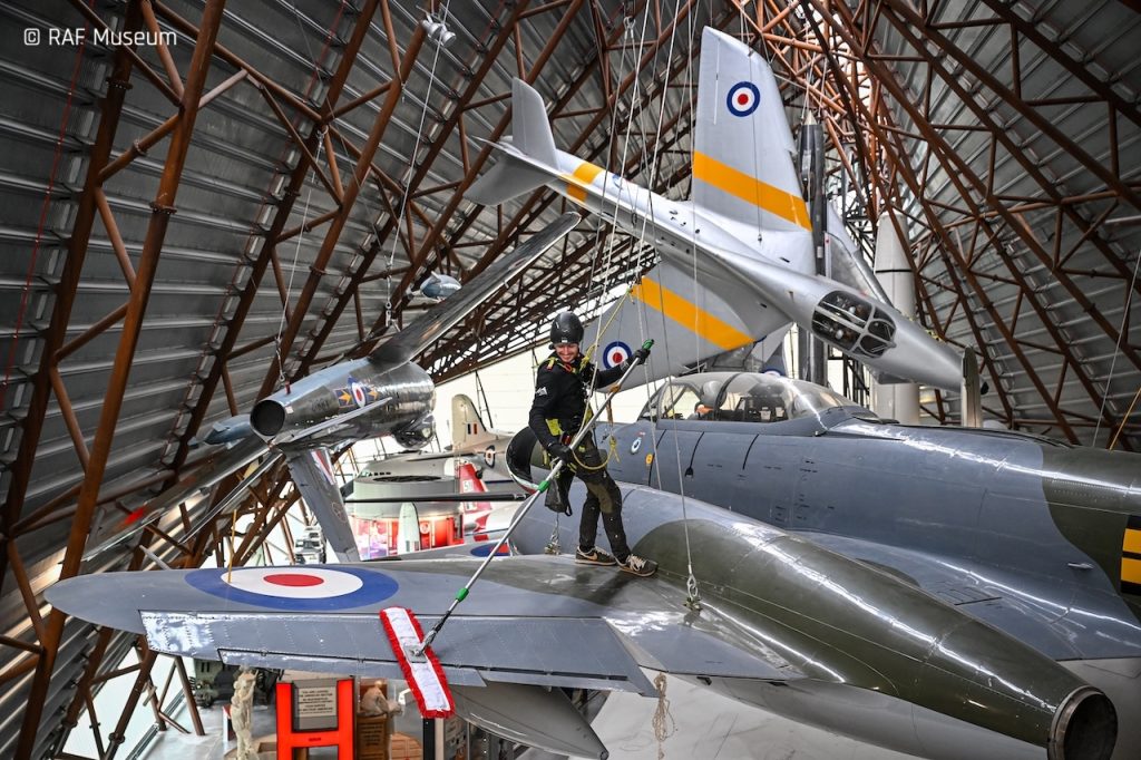 High-Flying Dustbusters Tackle RAF Museum Midlands’ Annual Aircraft Clean 17 High Flying Dustbusters Tackle RAF Museum Midlands Annual Aircraft Clean 17 3 25 84