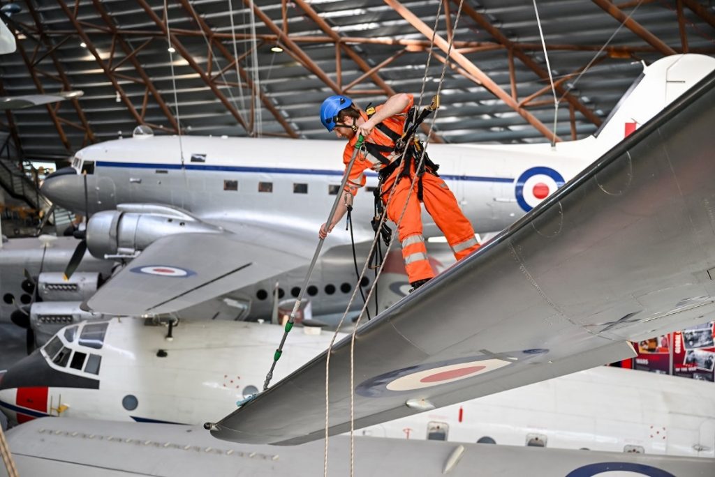 High-Level Aircraft Cleaning at RAF Museum Midlands Set for March 18, 2025 11 High level aircraft cleaning at RAF Museum Midlands 002