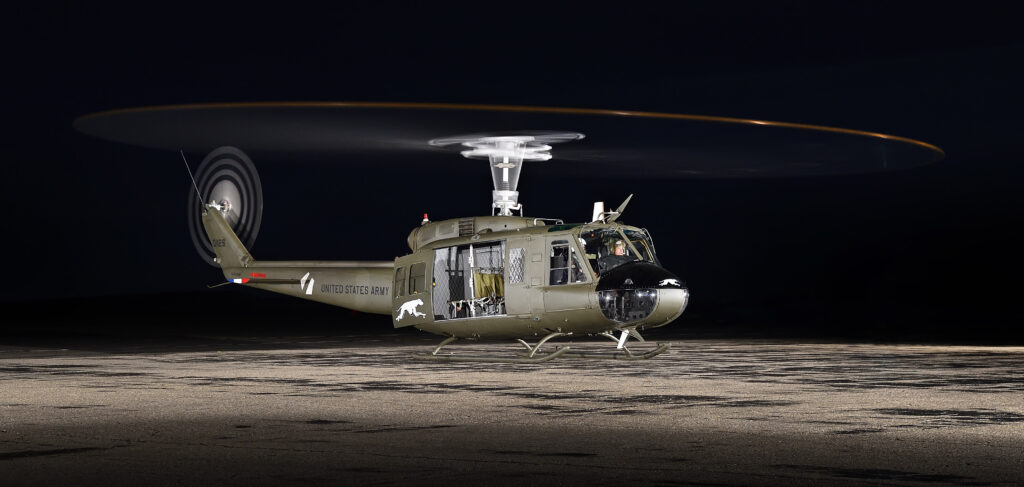 Vietnam-Era Huey Helicopter to Fly Over Portage and Kalamazoo 12 Huey Greyhound PhotoBY Pete Lerro