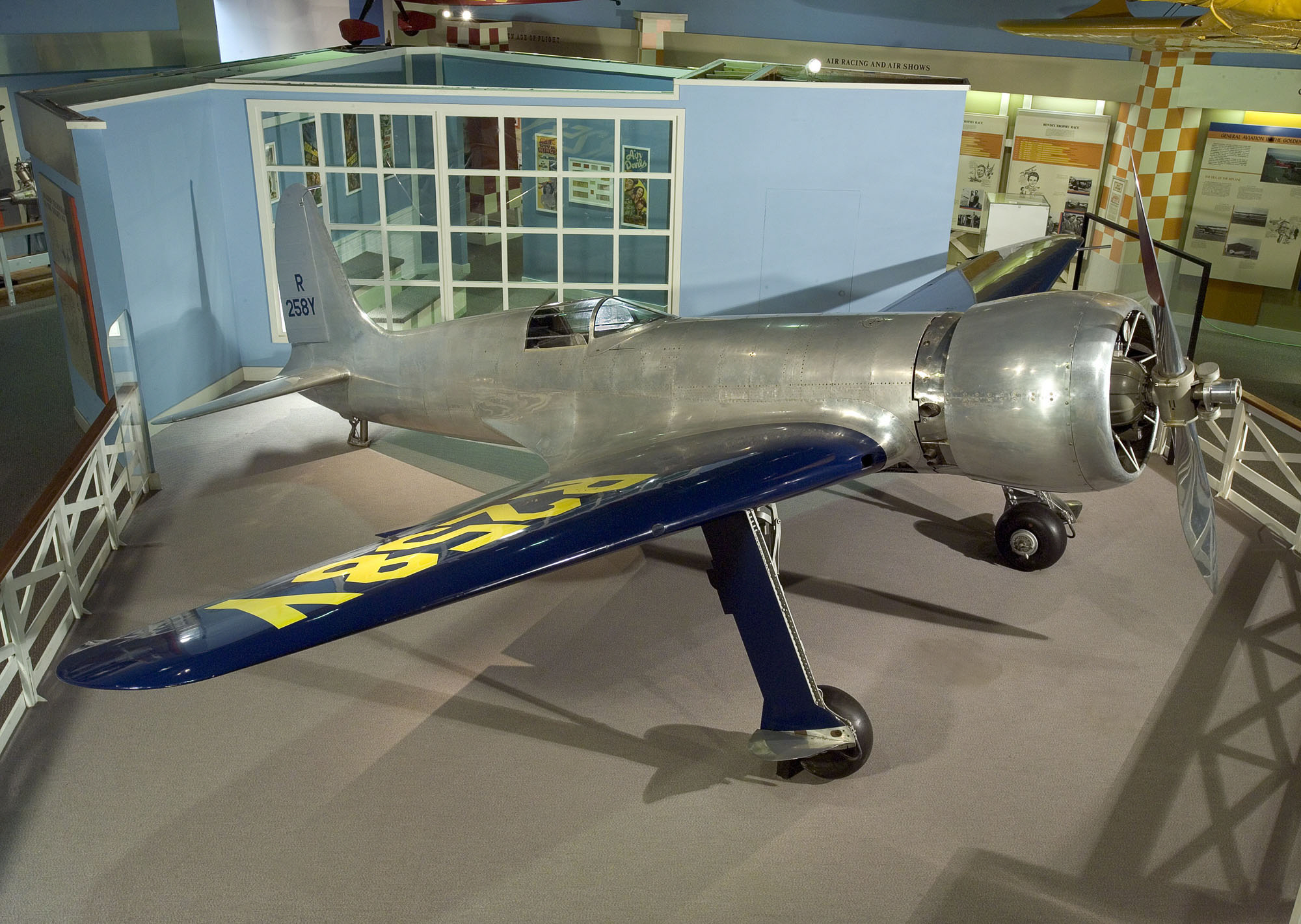 The Hughes H-1 Racer: Howard Hughes' Silver Bullet 49 Hughes H 1 NR258Y at NASM1