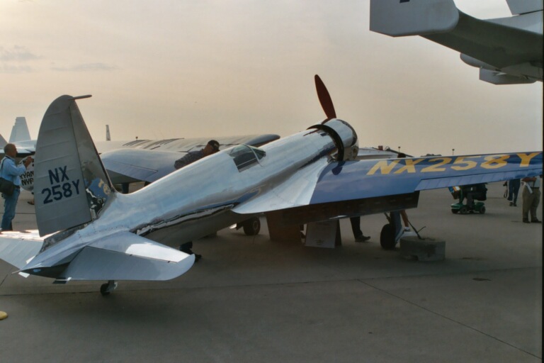 Hughes H-1 Racer Project at the San Diego Air and Space Museum 19 Hughes H 1 Racer Replica Oshkosh 2003