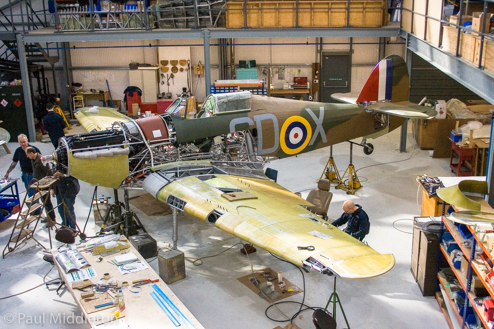 Hawker Restorations' Two-Seater Hurricane 11 Hurricane I V7497 G HRLI Elmsett UK 3 18 Paul Middleton