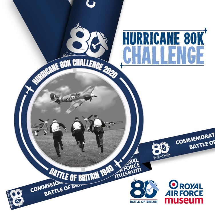 RAF Museum Launches Hurricane 80K Challenge 10 Hurricane80K Medal