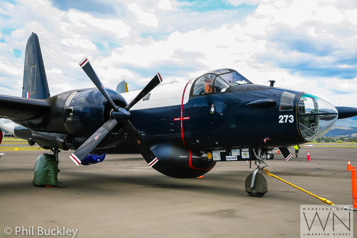 Former RAAF Lockheed Orion Officially Handed Over to HARS 20 HARS former French Navy Neptune. This aircraft is not currently flying with HARS, but the mueum is working to get her airworthy again sometime soon. (photo by Phil Buckley)