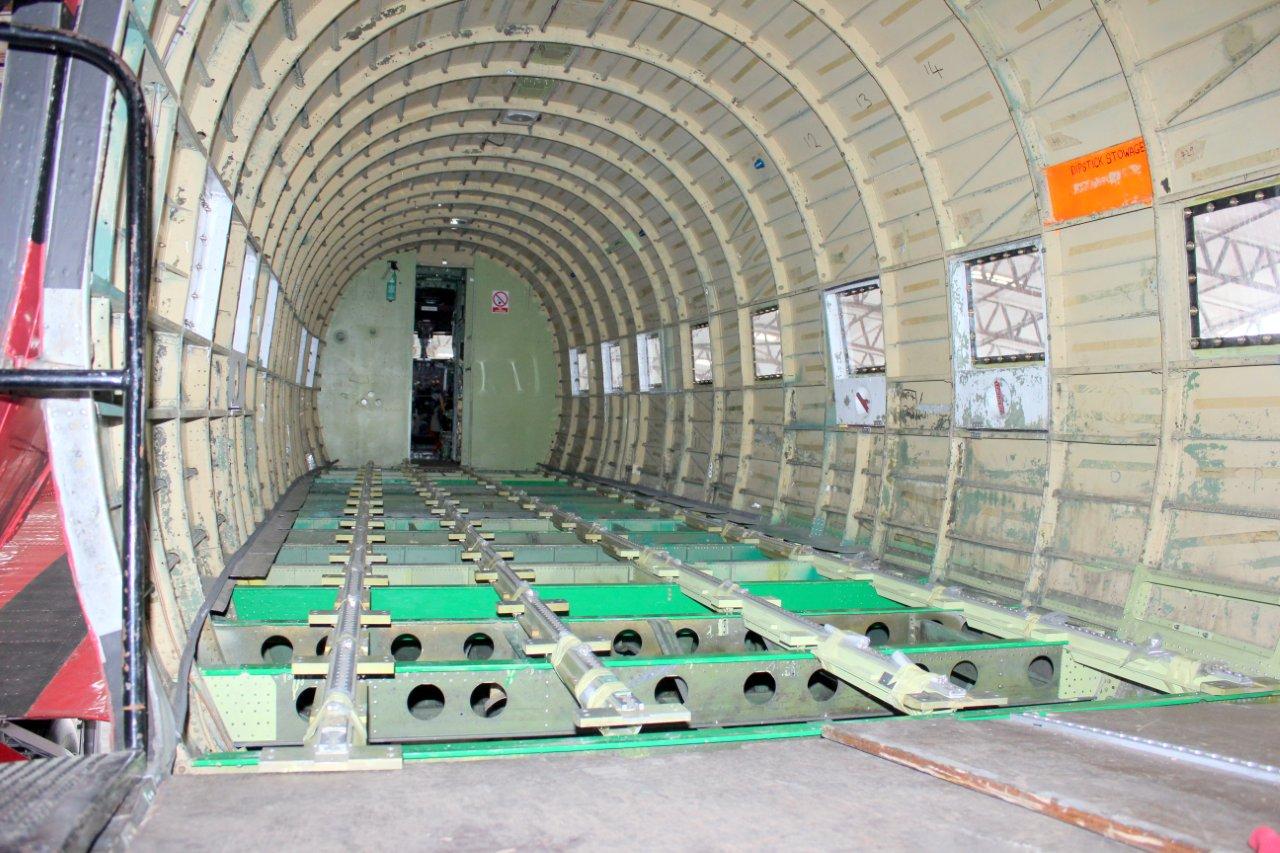 Air Atlantique's DC-3 Dakotas 12 The refurbished interior of G-ANAF during its recent maintenance work at Coventry.