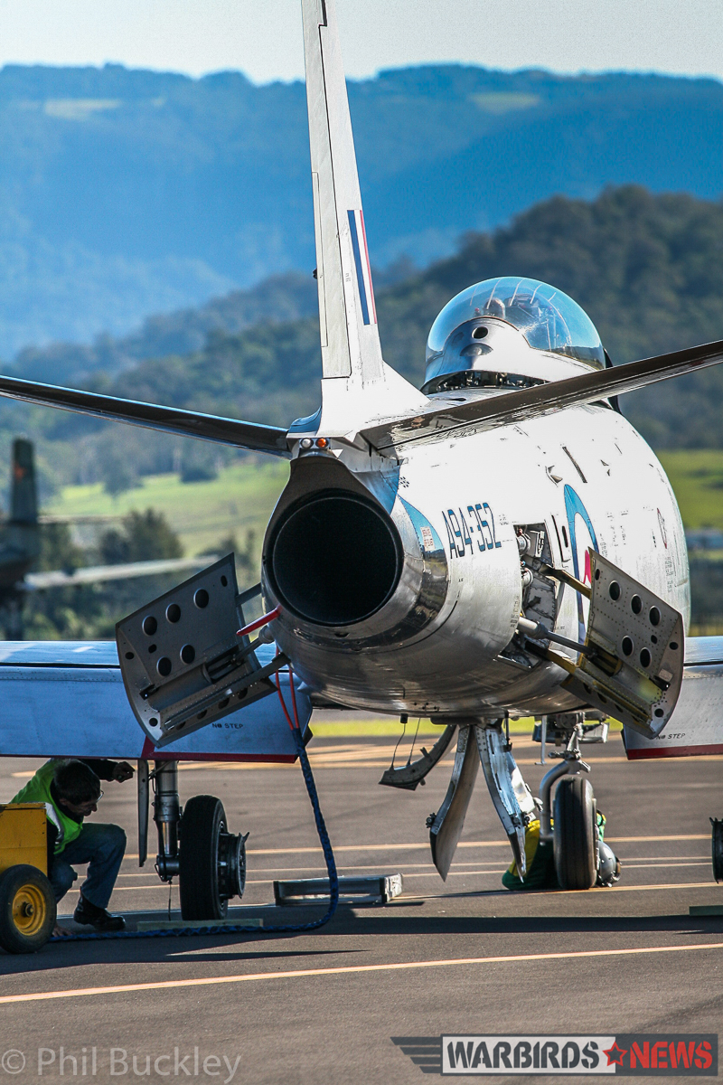 Wings Over Illawarra Air Show - Coming April 31/May 1, 2016 15 Another shot of the beautiful CAC-built Sabre. (photo by Phil Buckley)