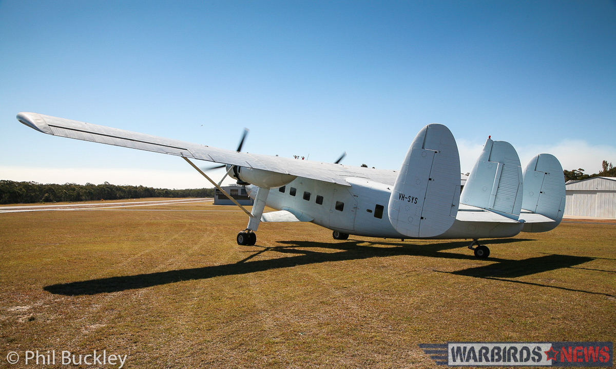 Twin Pioneer Restoration Update from Downunder 36 A rear view during the engine run. (photo by Phil Buckley)
