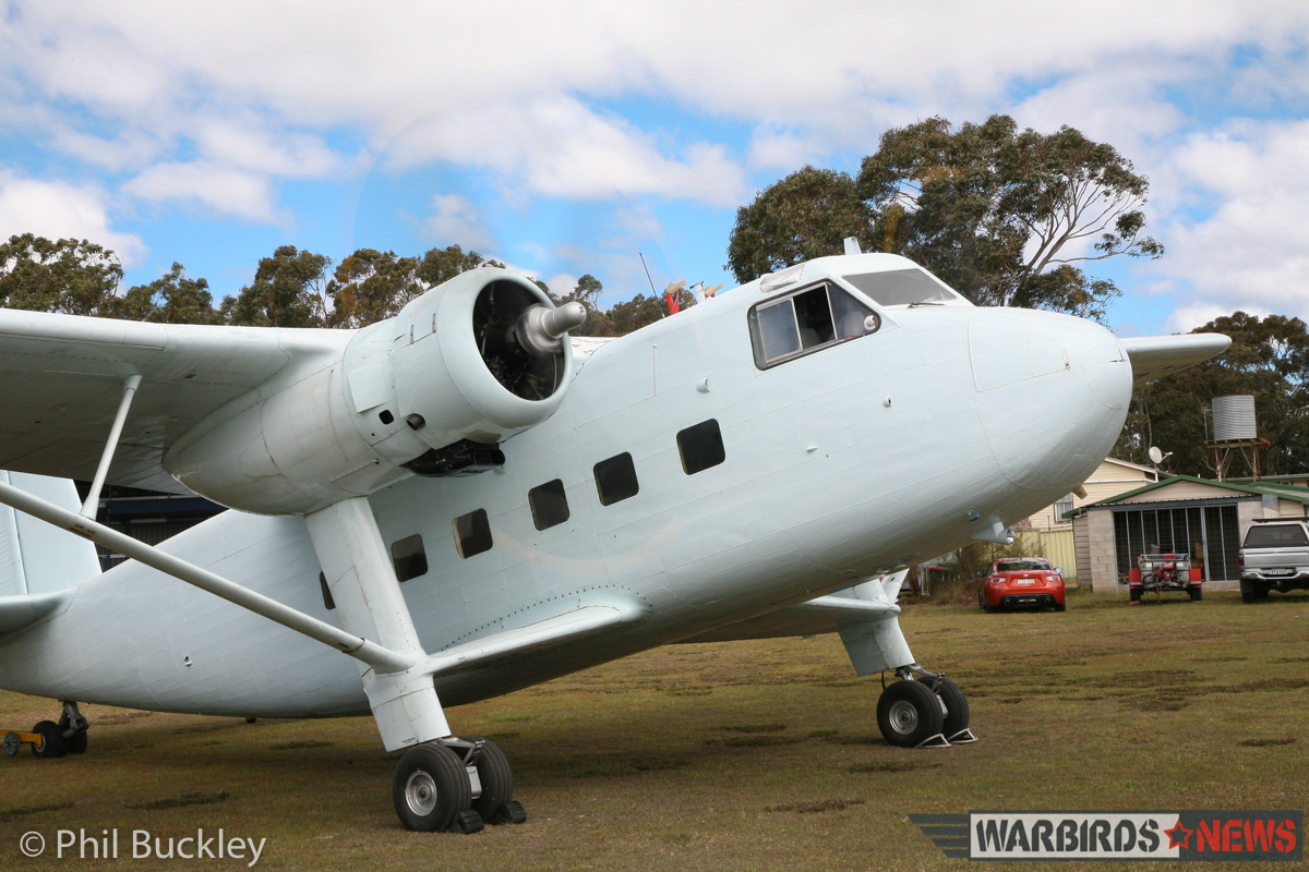 Twin Pin Revival - A Classic Warbird Transport Comes Back to Life Down Under 22 Another shot showing the starboard engine running. (photo by Phil Buckley)