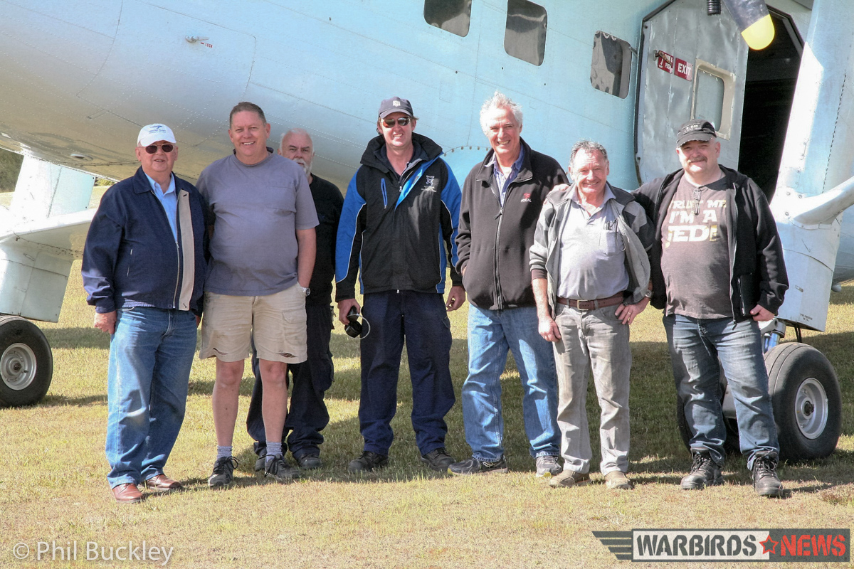 Twin Pin Revival - A Classic Warbird Transport Comes Back to Life Down Under 27 The crew of volunteers who dedicate so much time to resurrecting VH-EVB. (photo by Phil Buckley)
