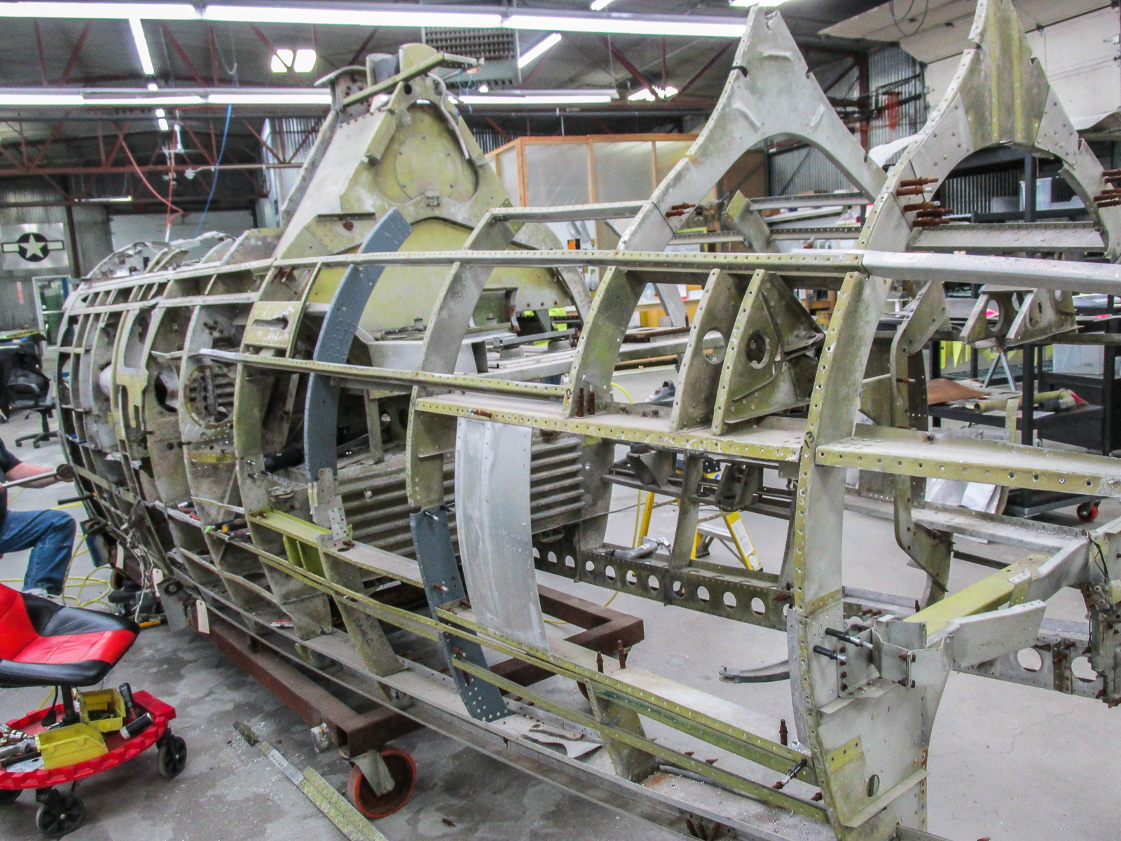 Texas Flying Legends Museum - P-47D Restoration Update Oct./Nov. 2017 15 IMG 1421