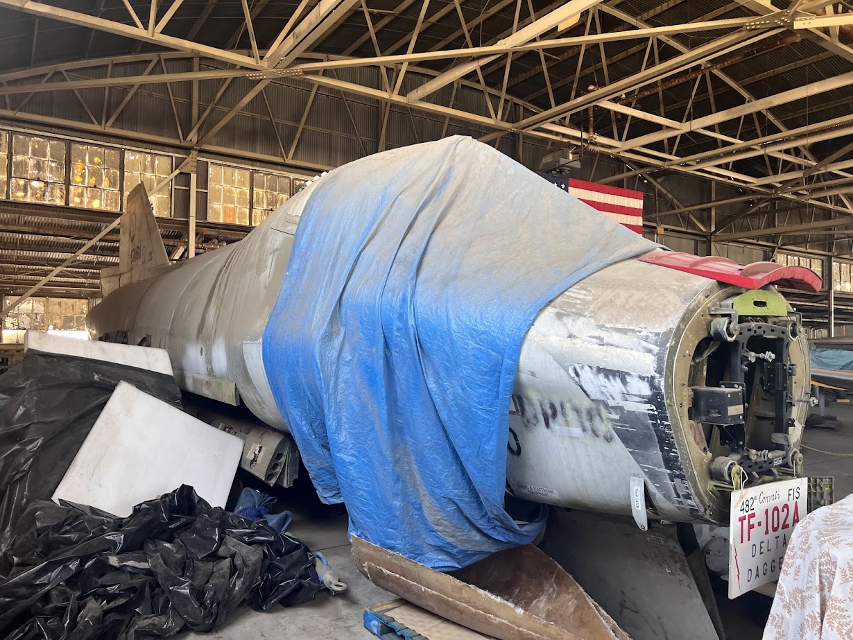 Castle Air Museum Begins Restoring Convair TF-102A Delta Dagger 16 IMG 1458 1