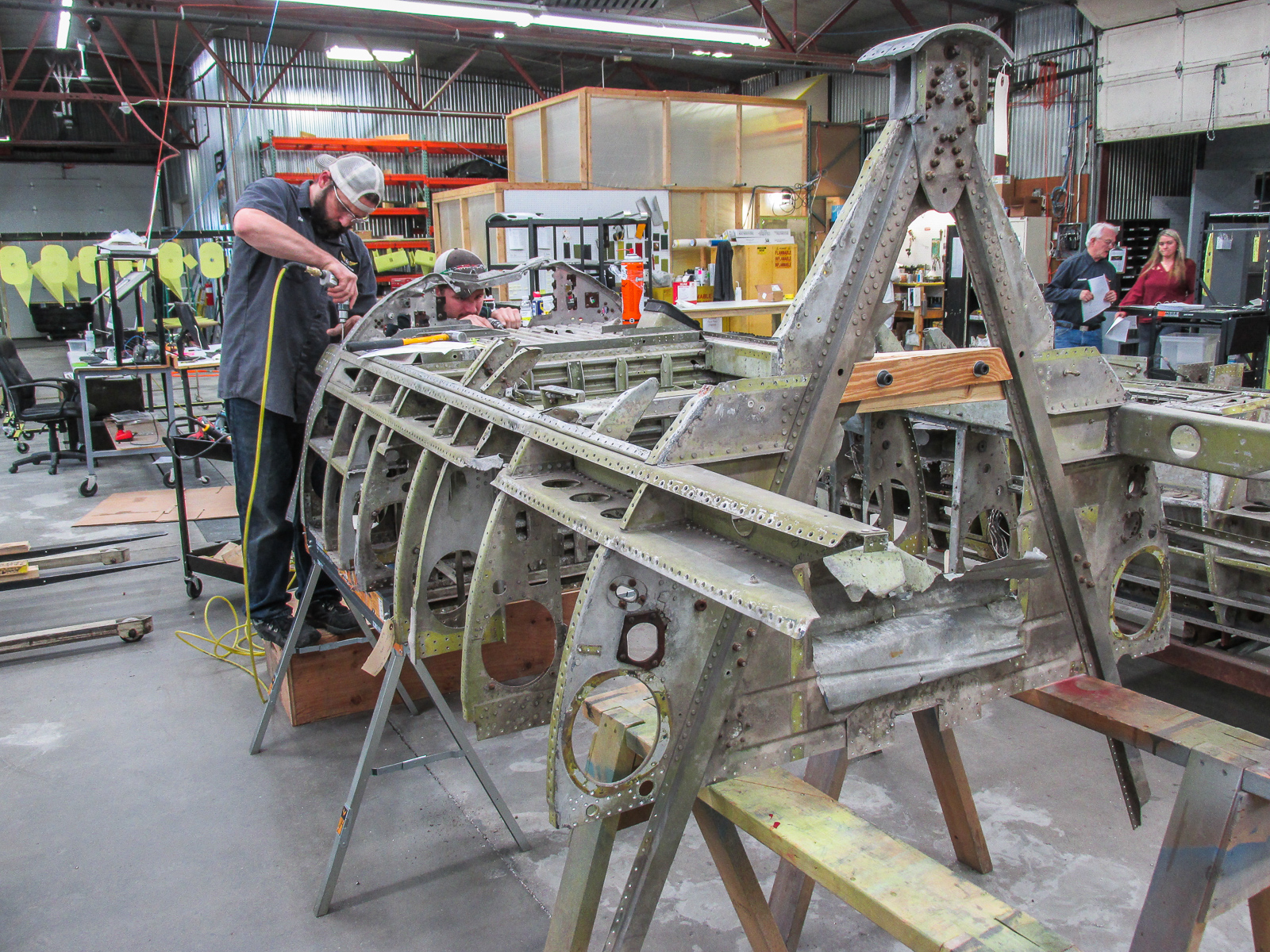 Texas Flying Legends Museum - P-47D Restoration Update Oct./Nov. 2017 16 IMG 1546