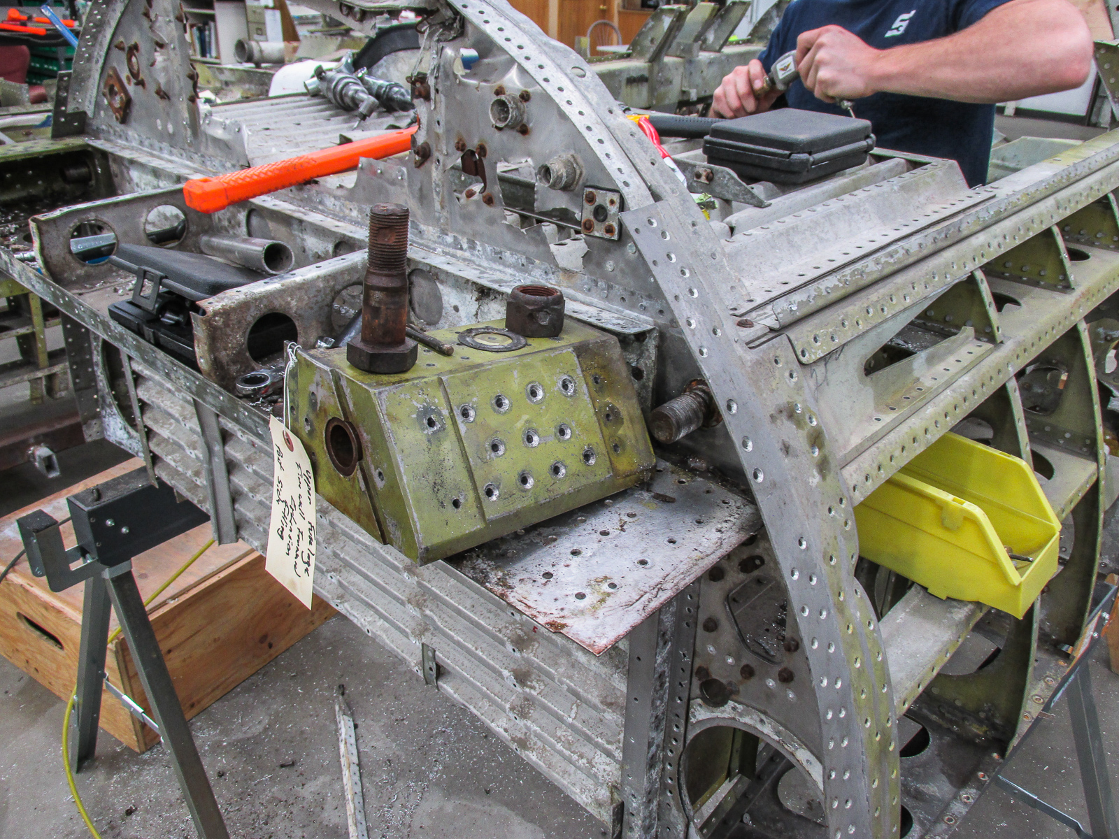 Texas Flying Legends Museum - P-47D Restoration Update Oct./Nov. 2017 17 IMG 1547