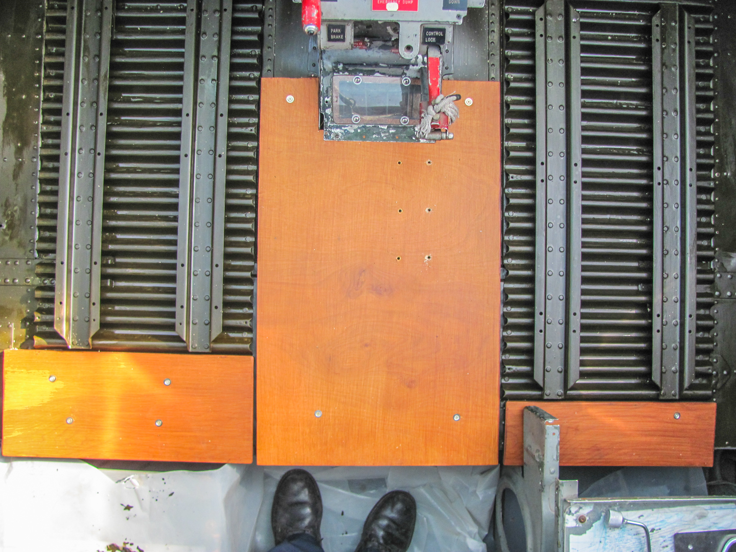 Privateer Airborne 23 The cockpit floor after restoration. (GossHawk Unlimited photo)