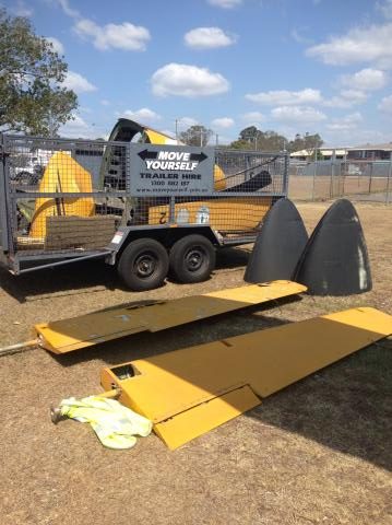 Douglas A-26 Invader Movements Downunder 17 Some of the Invader's disassembled control surfaces and other parts being readied for the 1,200 mile journey to Parafield Airport in Adelaide, South Australia. (Photo via Reevers)