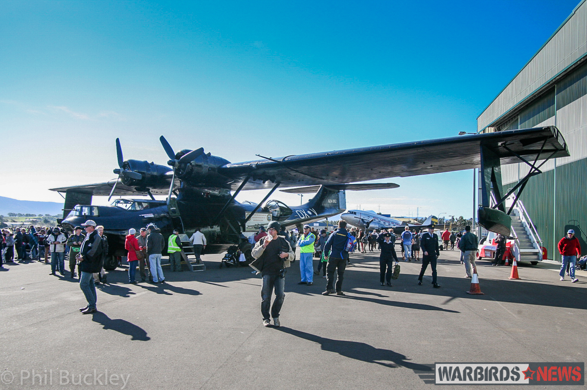Wings Over Illawarra Air Show - Coming April 31/May 1, 2016 13 HARS 'Black Cat' Catalina. (photo by Phil Buckley)