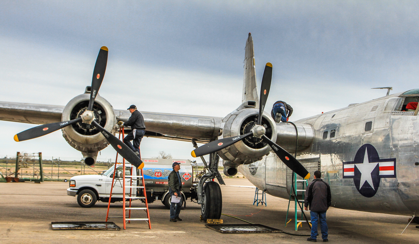 Privateer Airborne 43 Fueling the beast! (GossHawk Unlimited photo)
