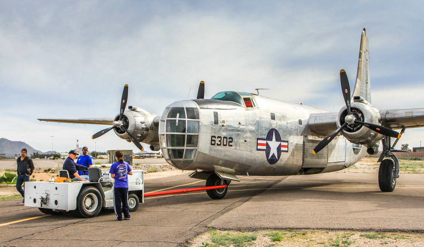 Privateer Airborne 45 On the way out for engine starts. (GossHawk Unlimited photo)