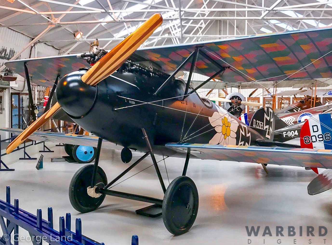 Albatros D.Va Fighter Arrives At Old Warden 14 IMG 3110
