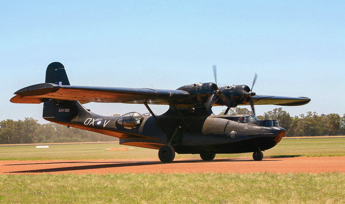 2015 Temora Aviation Museum - Warbirds Downunder Air Show Report 25 The Historic Aircraft Restoration Society's PBY-6A Catalina. (photo by Phil Buckley)