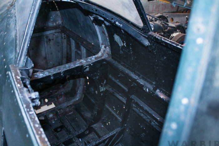 Ex-Burmese Spitfire Arrives for Restoration at Biggin Hill Heritage Hangar 12 IMG 6437