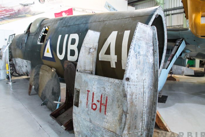 Ex-Burmese Spitfire Arrives for Restoration at Biggin Hill Heritage Hangar 11 IMG 6439