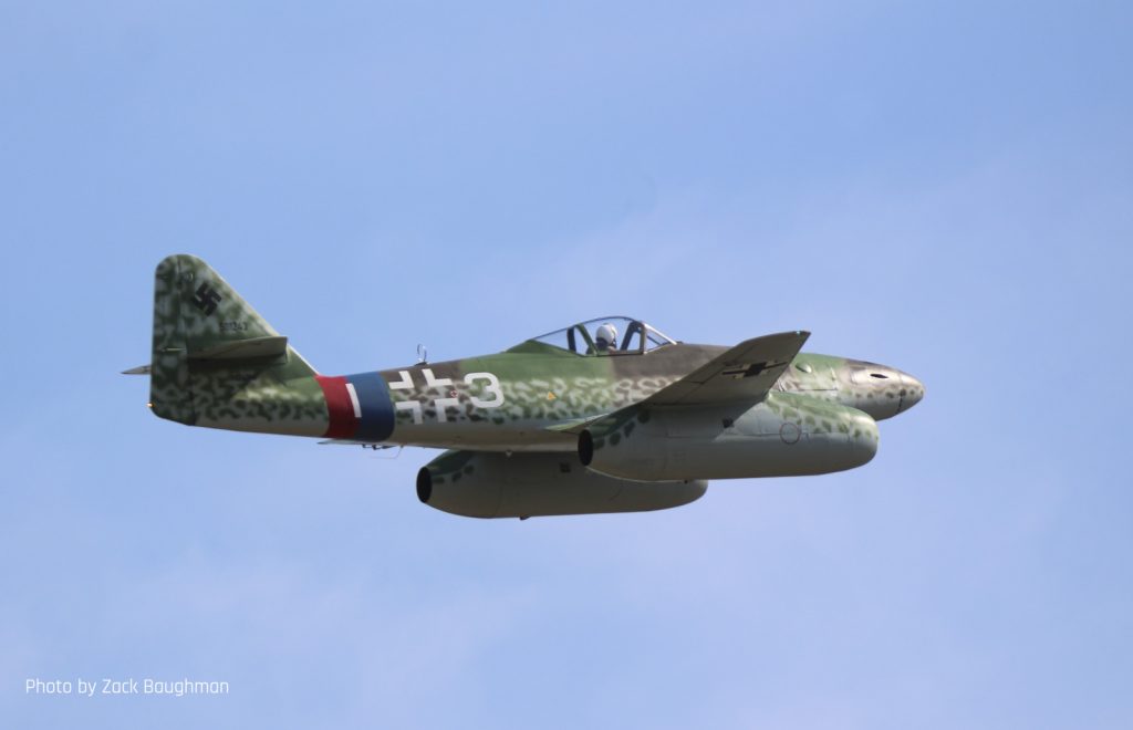 Messerschmitt Me 262 Flies Again: Military Aviation Museum’s Replica Returns to the Skies 13 IMG 6564 Zachary Baughman photo Me 262 first post restorationf light March 28 2025