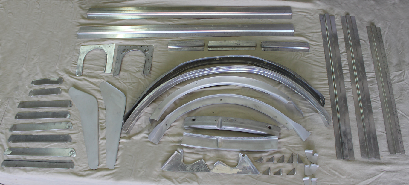 XP-82 Twin Mustang - September 2015 - Restoration Update 19 Some of the ribs coming together for the lower and upper engine cowlings. (photo via Tom Reilly)