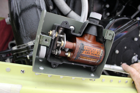 XP-82 Twin Mustang - December 2015 - Restoration Update 21 Starting Ignition Vibrator. (photo via Tom Reilly)