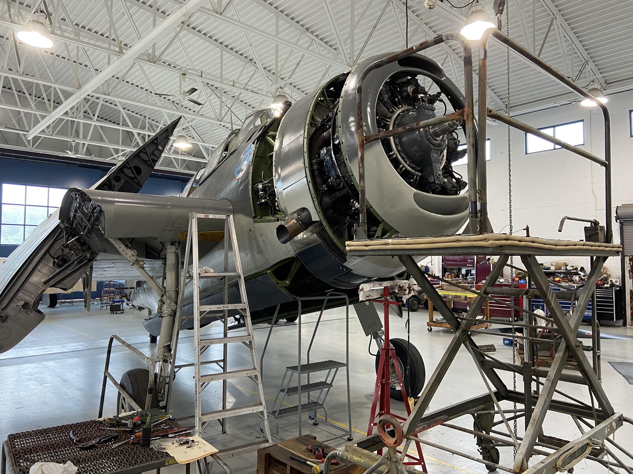 Military Aviation Museum's Avenger Restoration Complete 11 IMG 84071