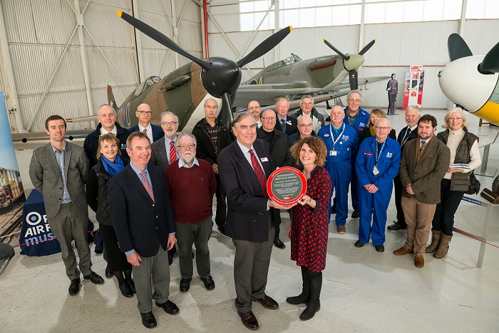 RAF Museum Spitfire receives Engineering Heritage Award 10 IMechE 1