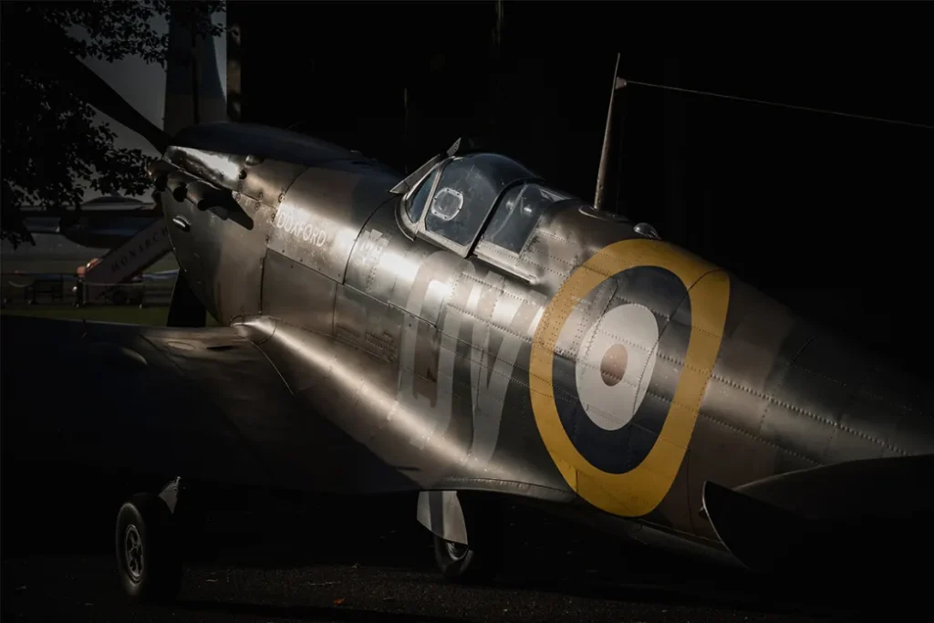 Transforming IWM Duxford: A New Era for Britain's Historic Airfield 15 IWMD Spitfire N3200 IWM SITE DUX 005036 Text with MEDIA.jpg