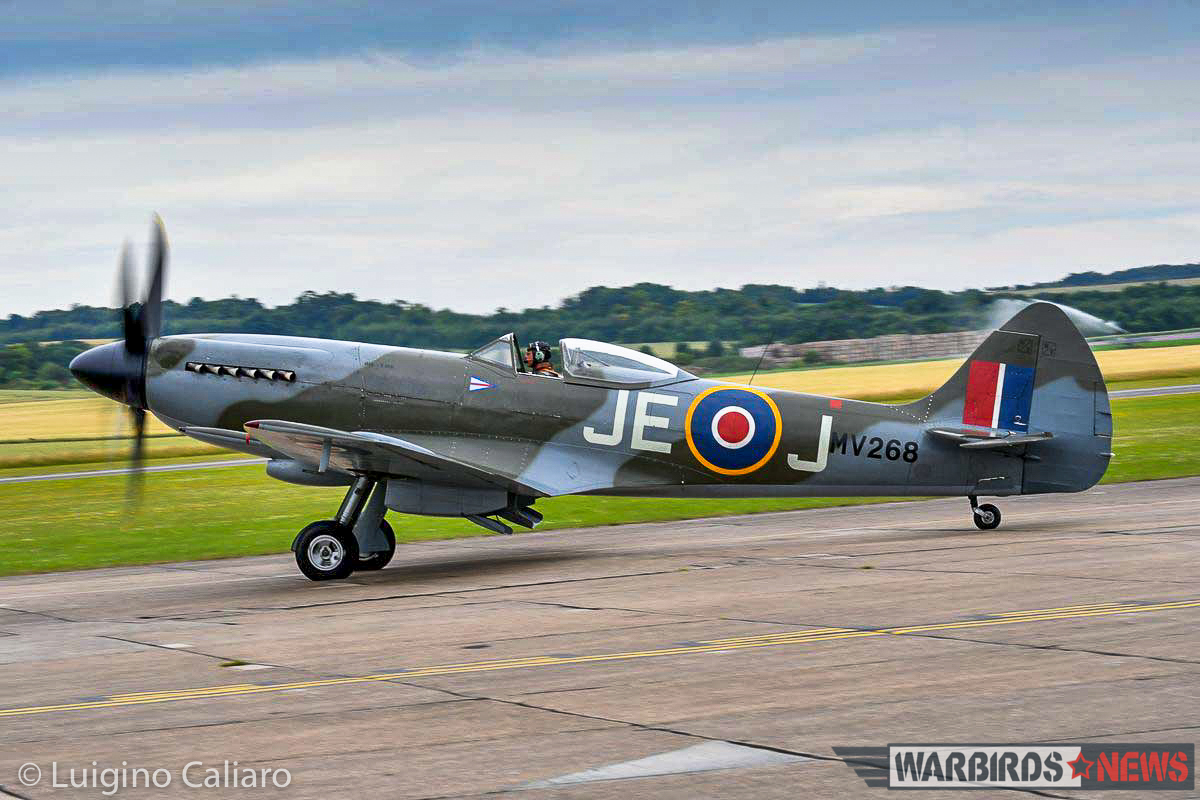 Duxford’s Flying Legends 2016 13 MV293 taxiing out to the runway. (photo by Luigino Caliaro)