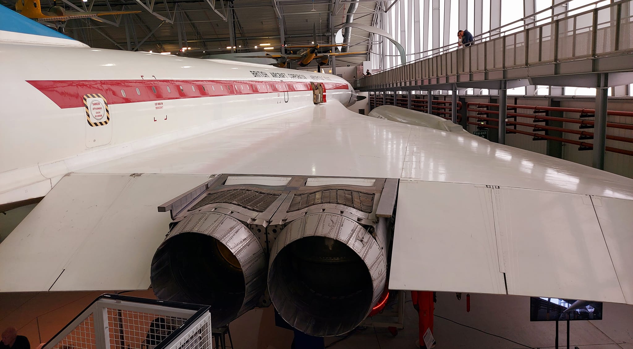 An Audience With Concorde Captain John Hutchinson Set for December at Duxford 13 Imperial War Museum Concorde G AXDN prototype