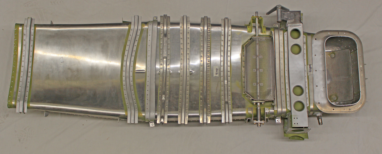 XP-82 Twin Mustang - April 2016 - Restoration Update 17 One of the Merlin induction trunks. (photo via Tom Reilly)