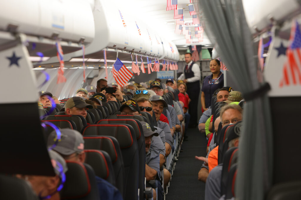 Yellow Ribbon Honor Flight Honors Veterans as Part of EAA AirVenture Oshkosh 2023 Activities 11 Interior departure 22 by Brett Brock