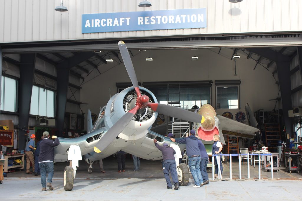 See The 'Intrepid' Museum's New FG-1D Corsair Ahead of Its Public Unveiling 11 Intrepid Museum Acquire Iconic FG 1D Corsair 13