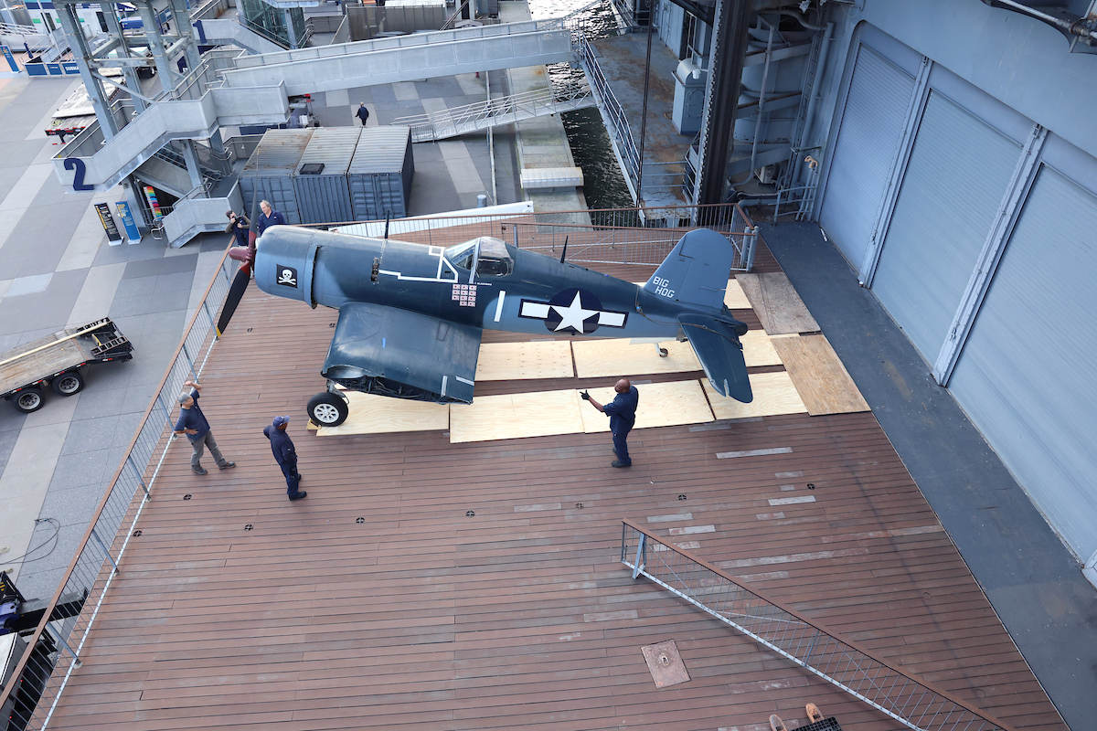 Intrepid Museum Acquires Iconic FG-1D Corsair 15 Intrepid Museum Acquire Iconic FG 1D Corsair 6 1