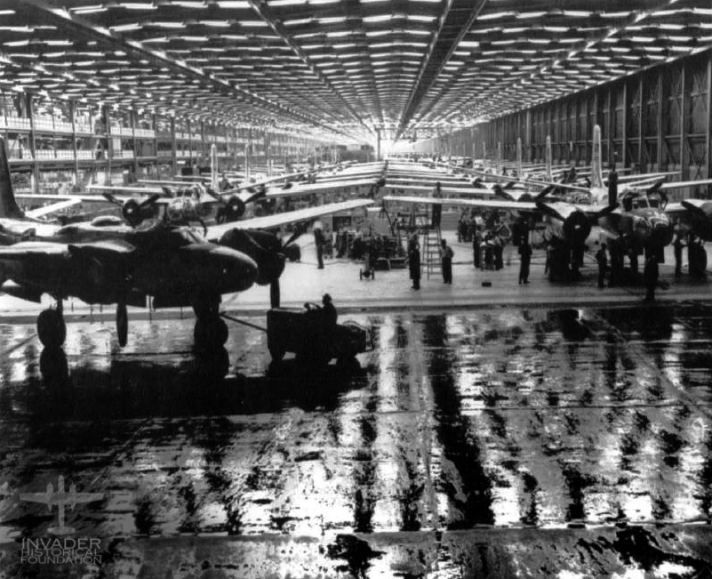 Planes of Fame A-26 Invader to Fly Again! 10 Invaders lined up at Tulsa