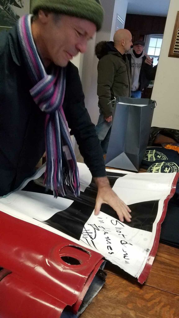 Old Rhinebeck's Spirit Of The Aerodrome Gala and Iron Maiden Fokker Fabric Raffle 11 Iron Maiden Bruce Dickinson